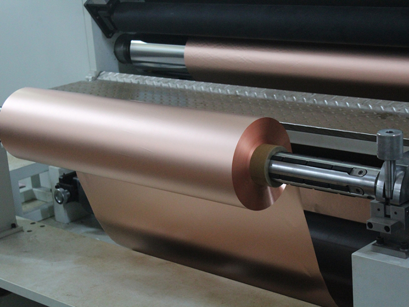 锂聚合物电池为什么用铜箔，铜箔分切机行业应用。